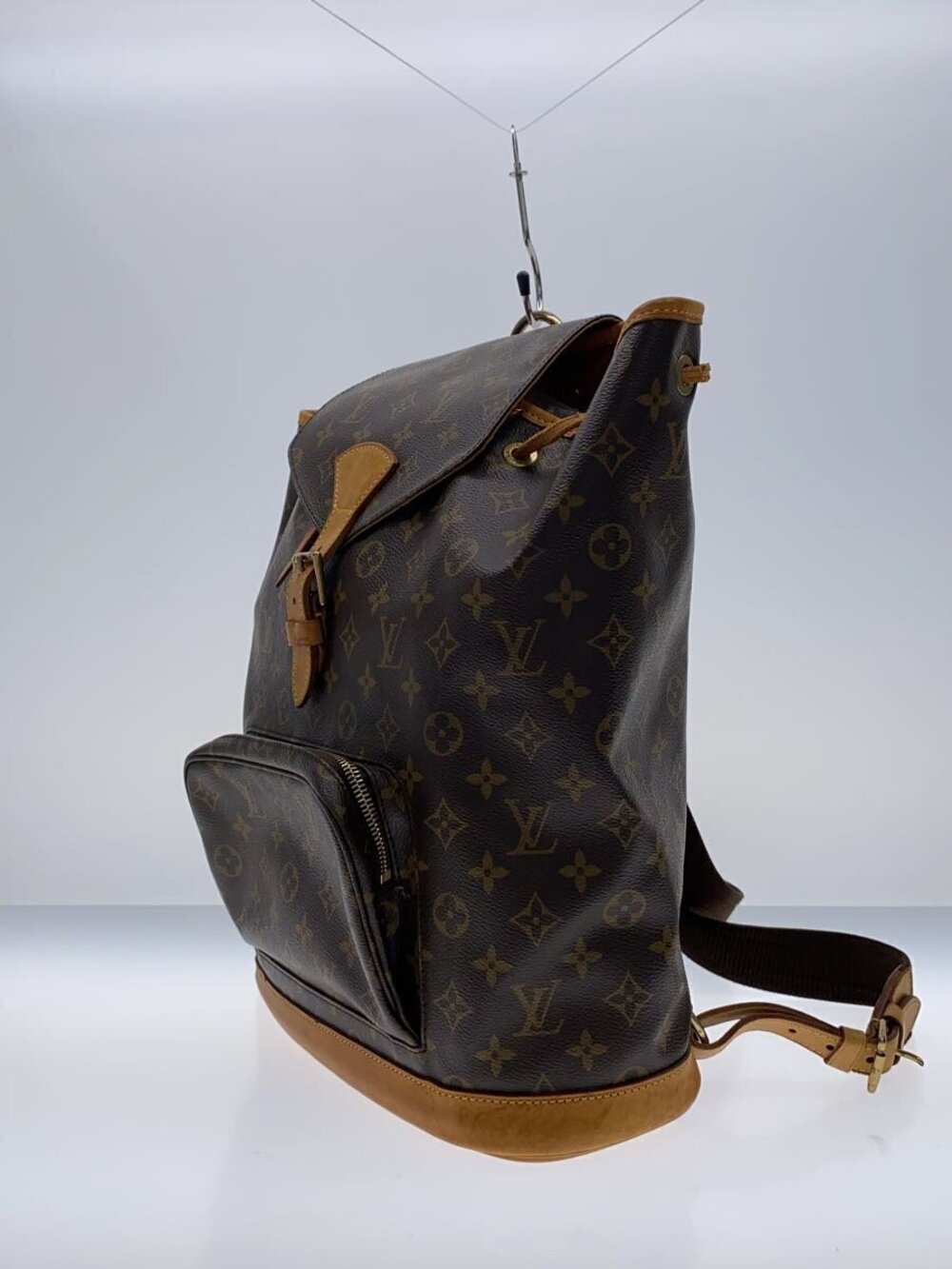 Louis Vuitton Monogram Brown Montsouris Canvas Backpack Brown